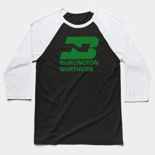 Burlington Northern Railroad Baseball T-Shirt